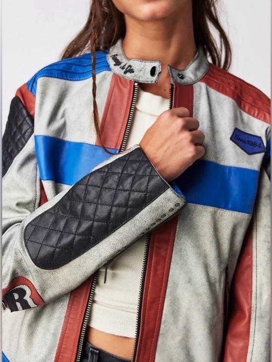 Muubaa Jackets & Blazers - Muubaa Racing Moto Jacket Size L